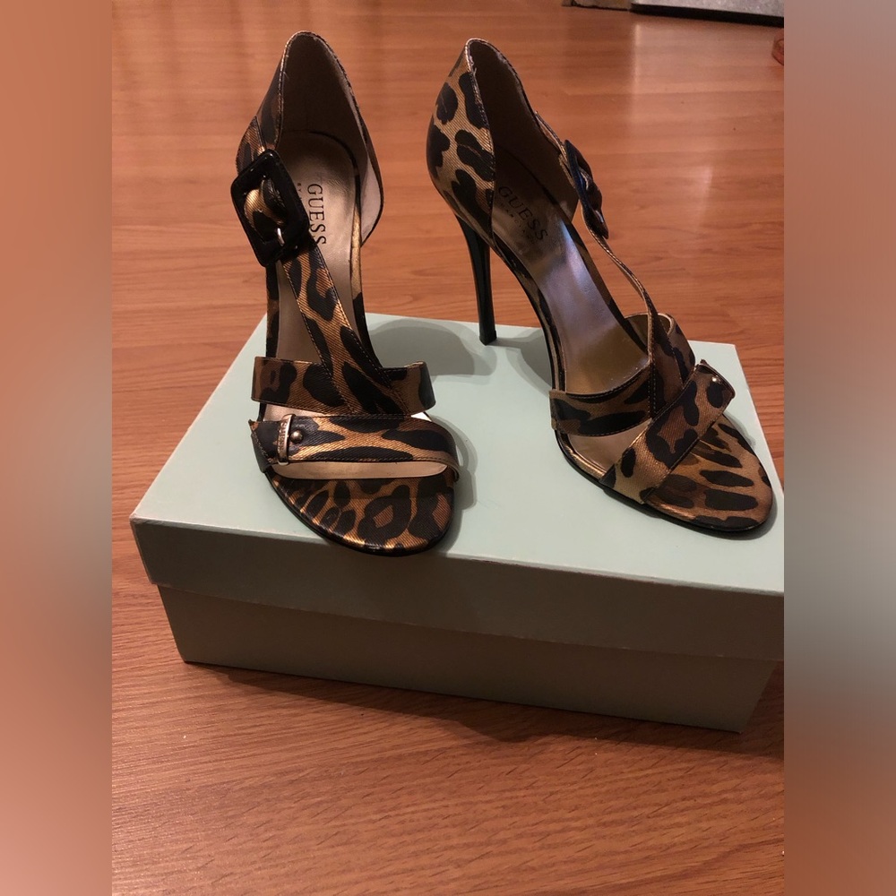 Guess by Marciano Animal Print Heels